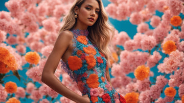 The Allure of the 3D Floral Embroidered Sleeveless Mini Dress