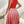 Lady Graphic Print Patchwork Flare Hem Dress (Red)