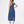 EZwear Slant Pocket Split Back Overall Denim Dress 