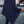 Load image into Gallery viewer, LUNE Turtleneck Batwing Sleeve Asymmetrical Hem Knit Poncho (Navy Blue)
