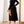 Clasi Colorblock Pleated Hem Dress (Black)