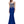 Load image into Gallery viewer, Flower Embroidered Cut Out Back Mermaid Hem Dress (Royal Blue)
