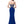 Load image into Gallery viewer, Flower Embroidered Cut Out Back Mermaid Hem Dress (Royal Blue)
