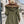 Essnce Patch Detail Drawstring Waist Teddy Lined Fuzzy Trim Hooded Parka Coat (Army Green)