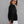 Load image into Gallery viewer, Mulvari Solid Color Sweater With Faux Pearls Decoration (Black)
