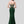 Load image into Gallery viewer, Flower Embroidered Cut Out Back Mermaid Hem Dress (Dark Green)
