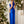 Belle One Shoulder Cut Out Split Thigh Prom Dress (Royal Blue)