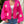 Load image into Gallery viewer, EZwear Floral Applique Bishop Sleeve Cardigan (Hot Pink)
