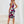 Privé Sleeveless Bodycon Dress With Split Hem And  Geometric Print (Multicolor)