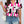 Women's Plus Size Geo Print Batwing Sleeve Popover Blouse (Multicolor)