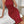 Privé Heart Print Halter Neck Slit Back Dress (Red and White)