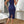 Load image into Gallery viewer, Privé Heart Print Halter Neck Slit Back Dress (Blue and White)
