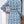 Argyle Pattern Mock Neck Sweater Dress (Baby Blue)
