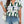 Women's Plus Size Geo Print Batwing Sleeve Popover Blouse (Multicolor-5)