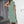 Modely Houndstooth Shoulder Pad Mock Neck Bodycon Dress (Green)