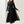 Load image into Gallery viewer, Modely Contrast Mesh Ruched Dress With Sleeves Dress (Black)
