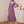 Load image into Gallery viewer, Modely Contrast Collar Pleated Sweater Dress (Purple)
