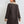 Essnce Lapel Neck Teddy Lined Button Front Coat (Brown)