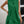 Clasi High Neck Sleeveless Romper Shorts (Green)