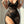 Load image into Gallery viewer, Floral Lace Slips With Thong Lingerie (Black-2)
