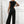 Clasi Contrast Mesh Sequin Detail Wide Leg Jumpsuit (Black)