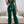 Privé Lapel Collar Contrast Binding Jumpsuit (Dark Green)