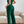 Load image into Gallery viewer, Privé Lapel Collar Contrast Binding Jumpsuit (Dark Green)
