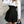 LUNE Two Tone Belted Shirt Dress (Black and White)