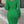 Clasi Wrap Neck Batwing Sleeve Sweater Dress (Green)