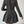 Load image into Gallery viewer, Privé Women&#39;s Plaid Overcoat With Lapel Collar, Pleated Hem (Black)
