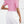 Privé Women's Sparkly Lace-Up Cropped Shirt (Pink)