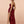 Load image into Gallery viewer, Ruched Split Thigh Satin Tube Prom Dress (Burgundy)
