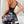 Load image into Gallery viewer, Floral Print Contrast Lace Satin Slips With Thong (Black)
