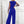 Clasi Contrast Mesh Sequin Detail Wide Leg Jumpsuit (Royal Blue)