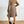 Load image into Gallery viewer, Privé Colorblock Herringbone Pattern Stand Collar Ribbed Knit Sweater Dress (Khaki)
