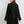 Essnce Lapel Neck Teddy Lined Button Front Coat (Black-2)