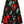 Privé Plus Floral Print Flare Skirt (Red)