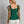 Load image into Gallery viewer, Clasi Polka Dot Mesh Patchwork Leg-Of-Mutton Sleeve Top Beaded Decor (Dark Green)
