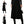 BIZwear Women's Pleated Skirt (Black)