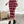Load image into Gallery viewer, Essnce Plaid Pattern Split Hem Knit Skirt (Rose Red)

