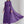 Modely Contrast Mesh Ruched Dress With Sleeves Dress (Purple)