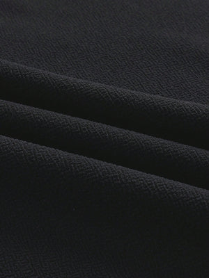 Maija Women's Color Block Asymmetrical Halter Jumpsuit (Black and White)
