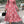 Clasi Women Polka Dot Bubble Sleeve Dress With Ruffle Hem (Dusty Pink)