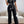 Privé Lapel Collar Contrast Binding Jumpsuit (Black)