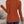 Women's Asymmetric Hem Slit Ribbed Long Sleeve T-Shirt (Orange)