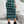 Essnce Plaid Pattern Split Hem Knit Skirt (Black)