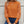 Load image into Gallery viewer, LUNE Women&#39;s Button Decoration Embroidered Lantern Sleeve Top (Burnt Orange)
