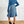 Load image into Gallery viewer, Privé Colorblock Herringbone Pattern Stand Collar Ribbed Knit Sweater Dress (Blue)
