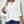 Women's Asymmetric Hem Slit Ribbed Long Sleeve T-Shirt (White)