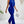 2 In 1 Jumpsuit With Irregular Ruffled Edges, Sleeveless Vest and Straight Leg (Blue)